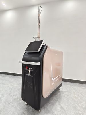 755nm 2700W ত্বক পুনরুজ্জীবন Nd Yag উলকি অপসারণ লেজার মেশিন উলকি অপসারণের জন্য